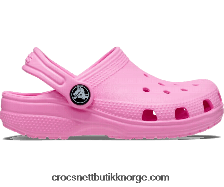 barn klassisk tresko for småbarn Crocs taffy rosa 6802D41326