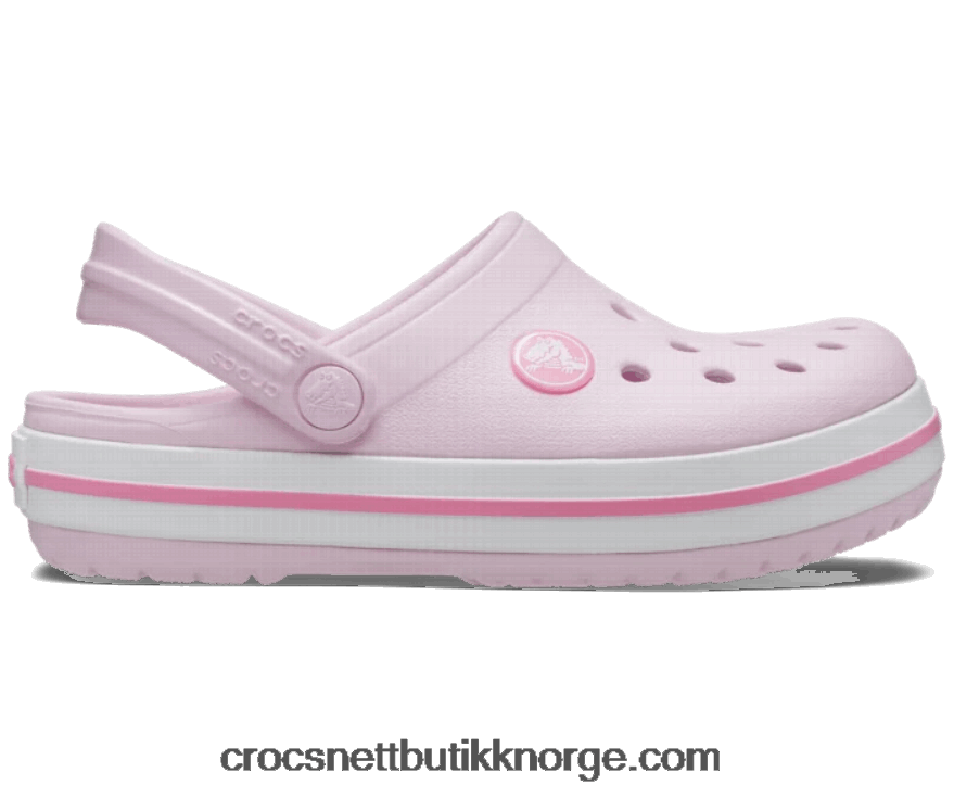 barn småbarn krokbånd tresko Crocs ballerina rosa 6802D41415