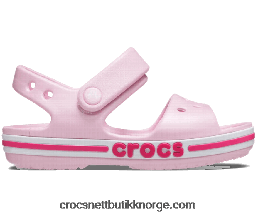 barn bayaband sandal Crocs ballerina rosa/godterosa 6802D41638