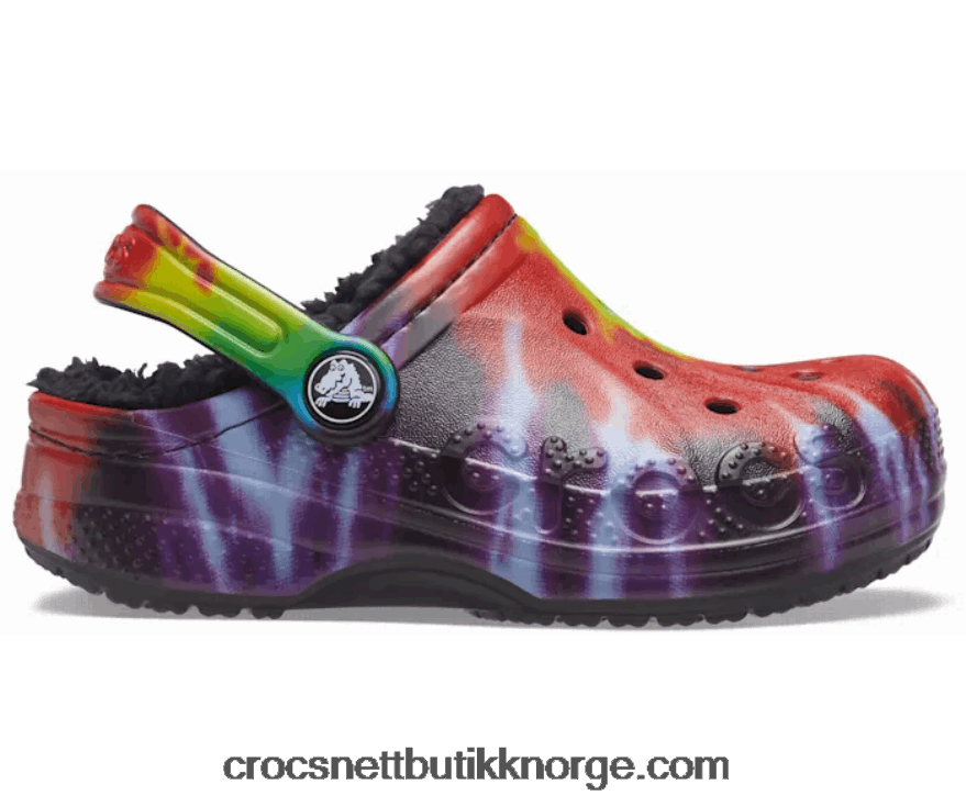 barn Baya fôret tie dye grafisk tresko Crocs multi 6802D41571