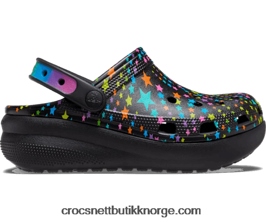 barn cutie crush disco dansefest tresko Crocs svart/multi 6802D41526