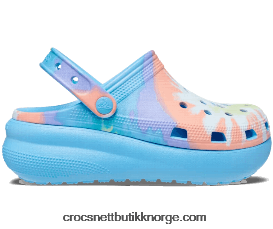 barn cutie crush tie dye tresko Crocs oksygen/multi 6802D41524