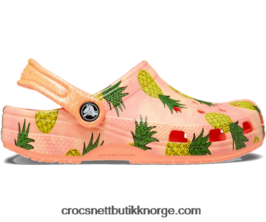 barn klassisk bassengfestsko Crocs papaya 6802D41608