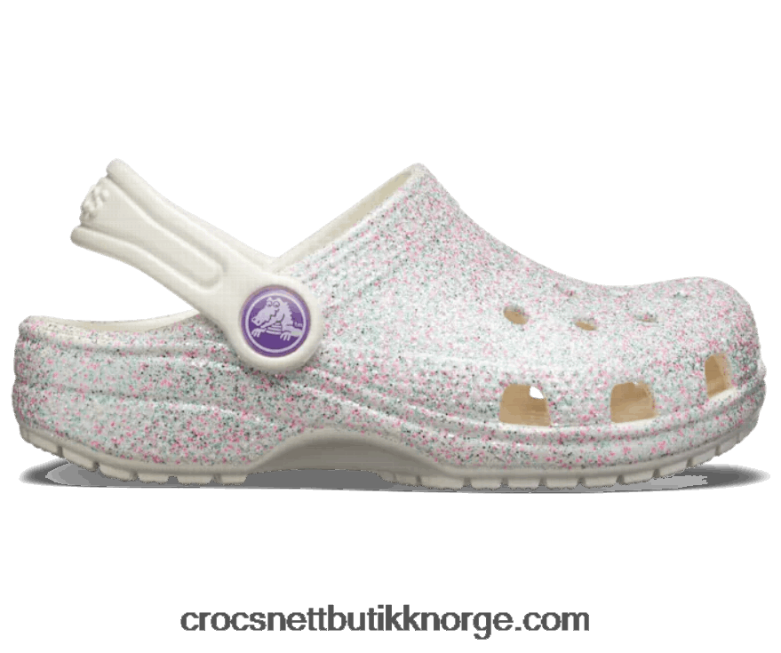 barn klassisk glittertresko Crocs østers 6802D41589