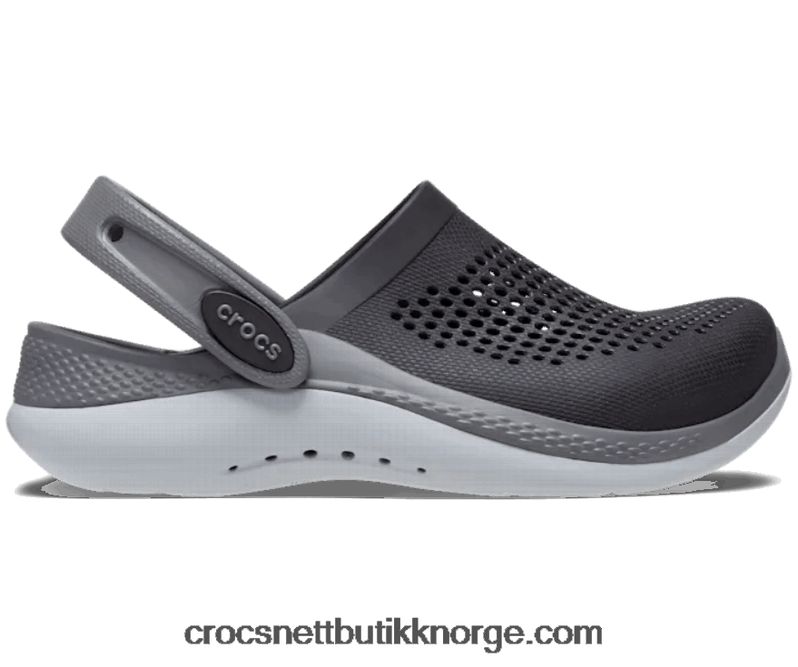 barn literide 360 ​​tresko Crocs svart/skifergrå 6802D41553