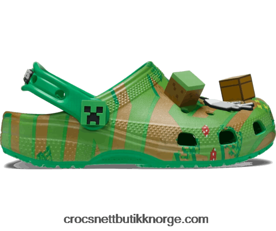 barn minecraft forhøyet tresko Crocs multi 6802D41567