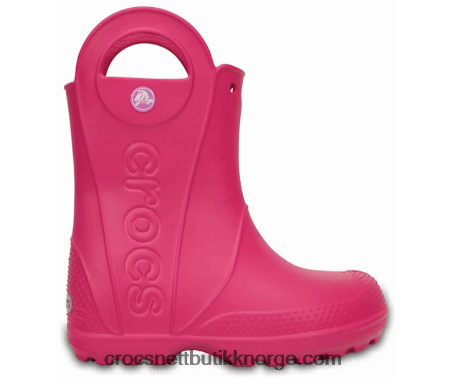 barn håndtere det regnstøvel Crocs godteri rosa 6802D41439