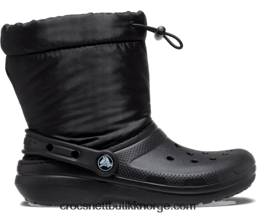 barn klassisk fôret neo puff støvel Crocs svart 6802D41445