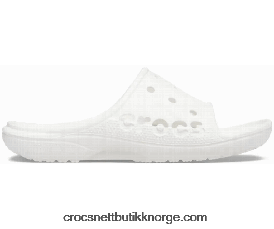 kvinner Baya-sklie Crocs hvit 6802D4438