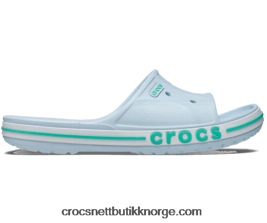 kvinner Bayaband-sklie Crocs mineralblått/pistasj 6802D4548