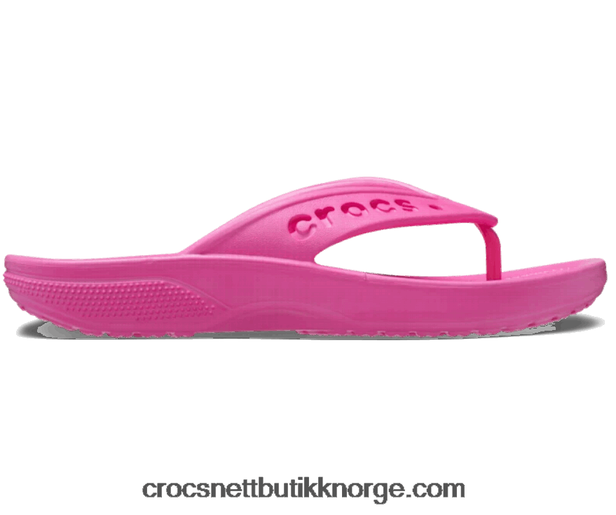 kvinner baya ii flip Crocs elektrisk rosa 6802D4394