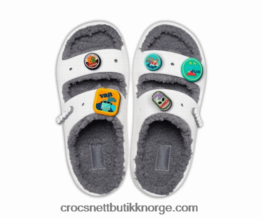 kvinner eventyrpakke Crocs hvit 6802D4536