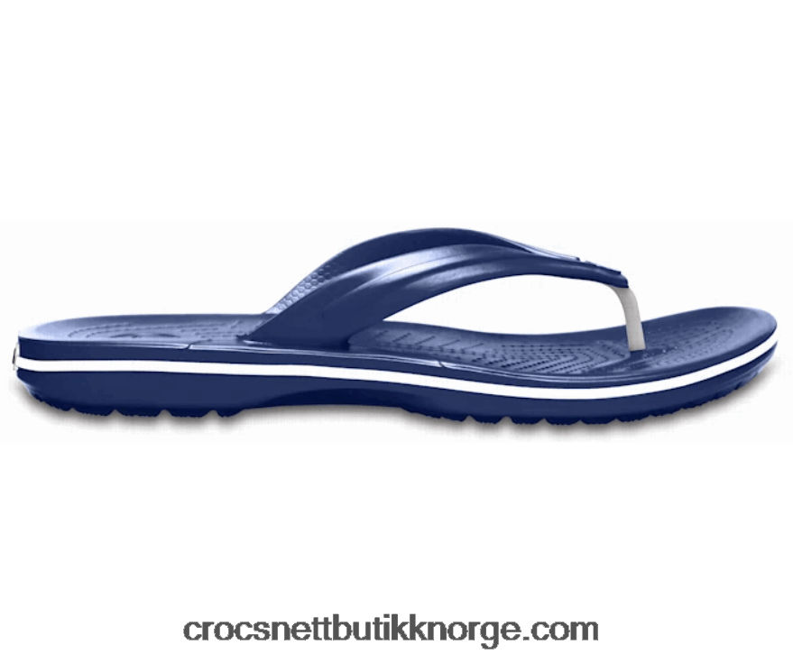 kvinner krokbånd flip Crocs marinen 6802D4566