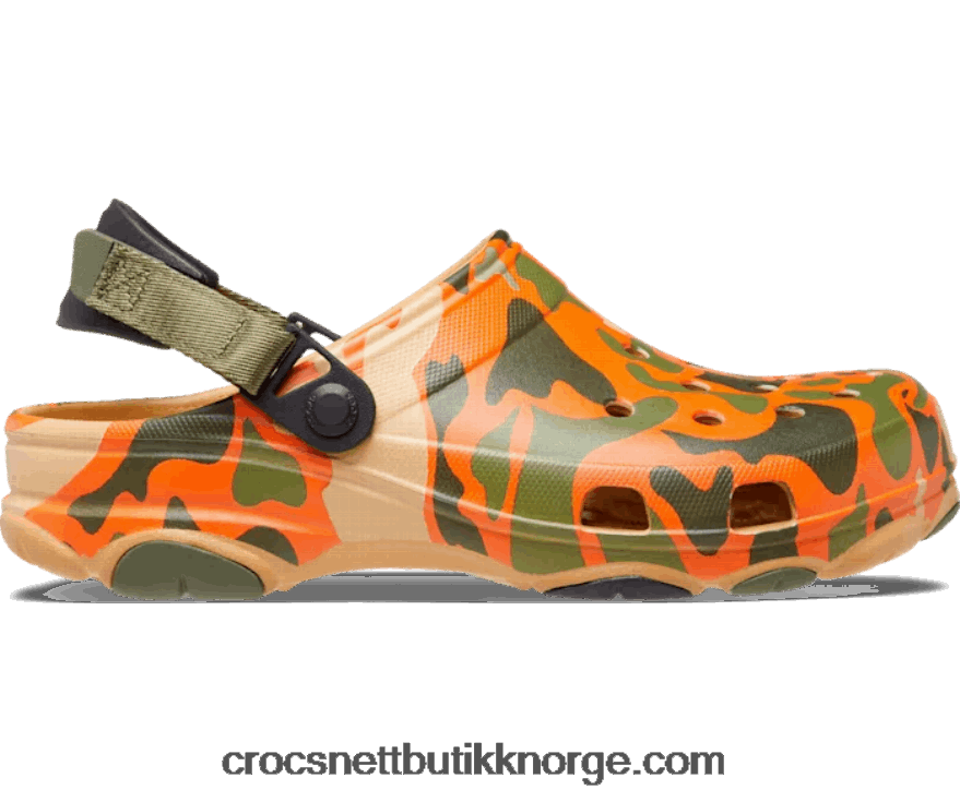 kvinner alterreng camo tresko Crocs tan/multi 6802D494