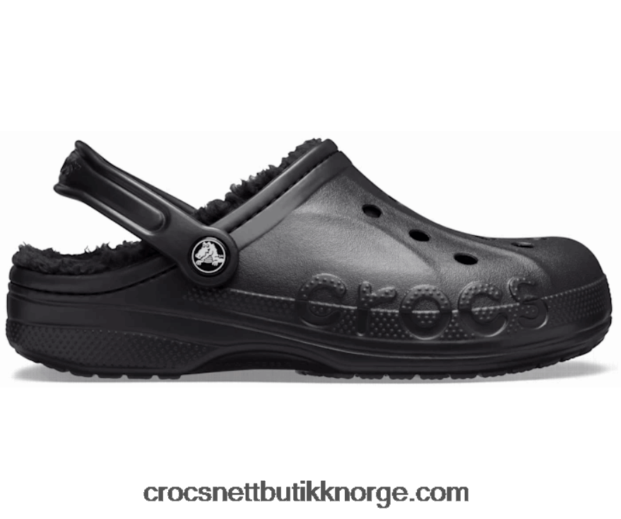 kvinner baya foret tresko Crocs svart 6802D4234