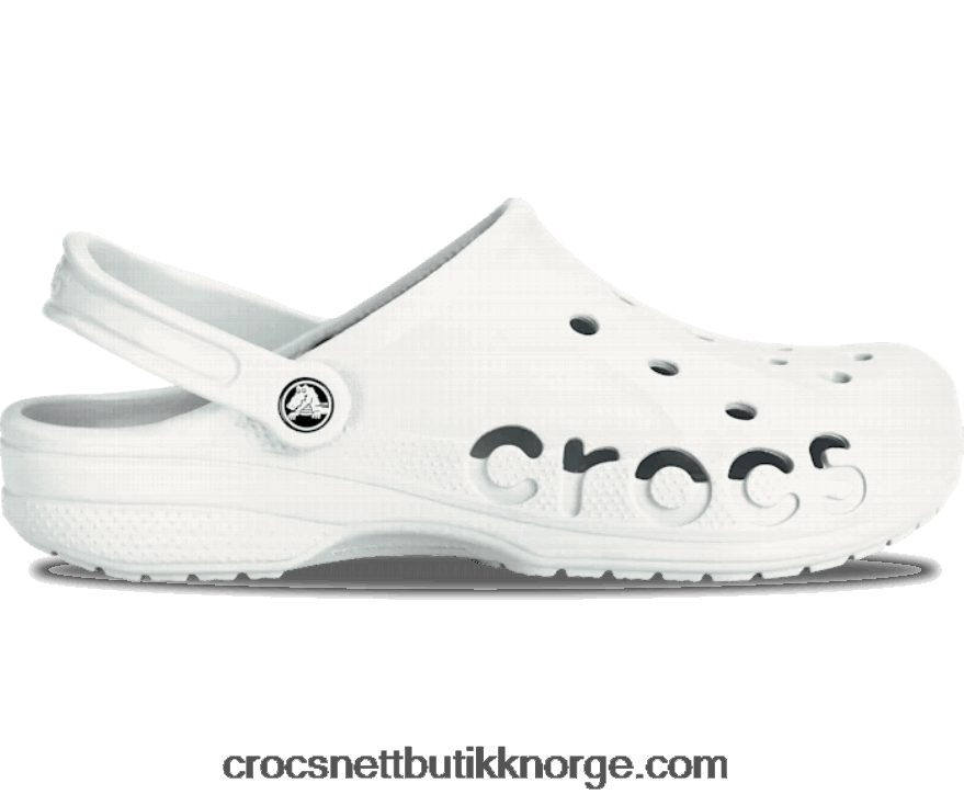 kvinner baya tresko Crocs hvit 6802D456