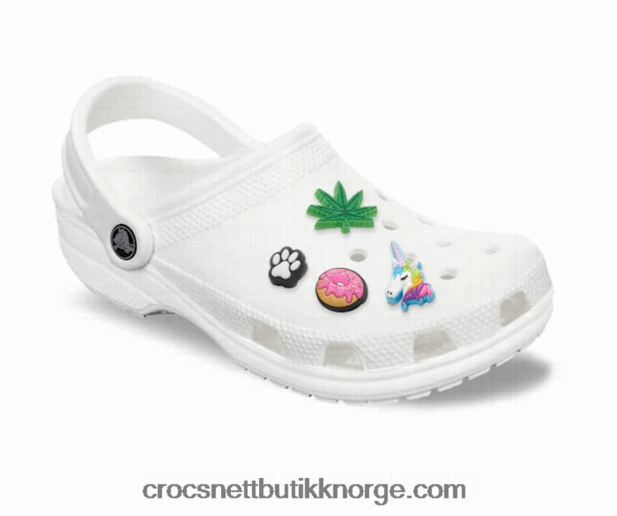 kvinner bestselgende treskopakke Crocs hvit 6802D4287