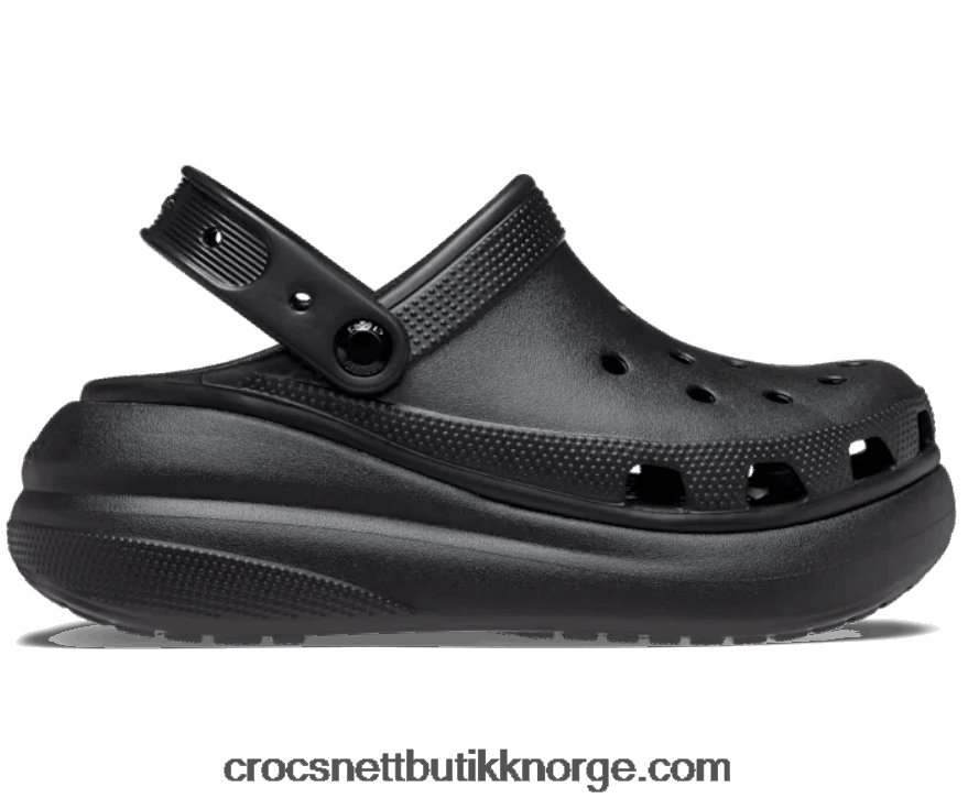 kvinner knuse tette Crocs svart 6802D443