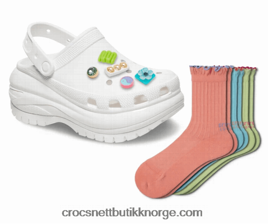 menn den trendy pakken Crocs hvit 6802D41278