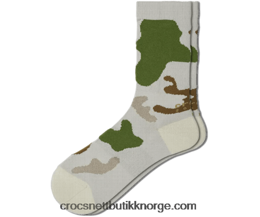 sokker camo mannskap camo Crocs kamuflere 6802D41225